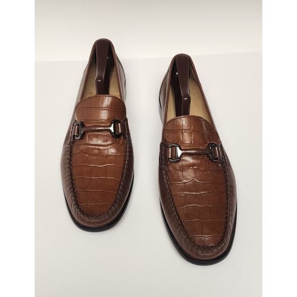 Florsheim Men's Brown Dress Loafer Shoes Size 10D - Picture 3 of 16